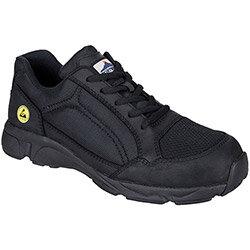 Portwest FT62 Tees ESD Trainer S1P Black Size EU 42/UK 8 , HuntOffice.ie on Productcaster.