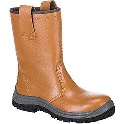 Portwest FW06 Unlined Rigger Boots HRO Tan Size EU 46/UK 11 on Productcaster.