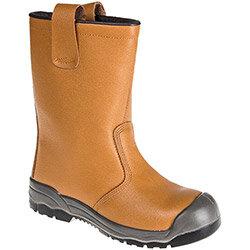 Portwest FW13 Rigger Scuff Cap Boots Tan Size EU 38/UK 5 on Productcaster.