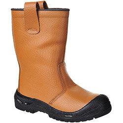 Portwest FW29 Steelite Rigger Boots S3 Tan Size EU 41/UK 7 on Productcaster.