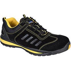 Portwest FW34 Lusum Safety Trainers Black Size EU 38/UK 5 , HuntOffice.ie on Productcaster.