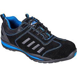 Portwest FW34 Lusum Safety Trainers Blue Size EU 39/UK 6 on Productcaster.