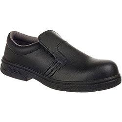 Portwest FW81 Slip-On Safety Shoes S2 Black Size EU 39/UK 6 , HuntOffice.ie on Productcaster.