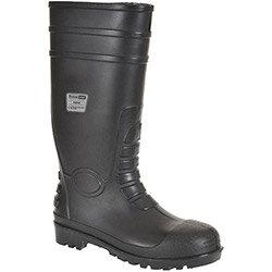 Portwest FW94 Safety Wellingtons Black Size EU 41/UK 7 on Productcaster.