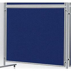 Double Sided Felt Notice Board 1200 x 1200mm Blue Franken Eco Partition System Module on Productcaster.