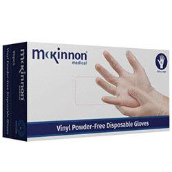 Vinyl SMALL Disposable Gloves Powder-Free Case of 10 x 100 (1000 Gloves) on Productcaster.