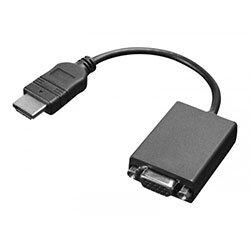 Lenovo - Video adapter - HDMI / VGA - HDMI (M) to HD-15 (F) - 20 cm - for 100; 330S-14; ThinkPad E57X; P51; T470; X1 Yoga; ThinkPad Yoga 11; V130-14;  on Productcaster.