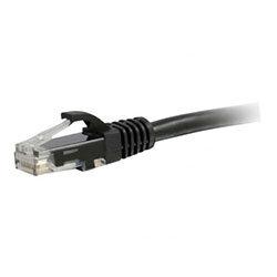 C2G Cat6 Booted Unshielded (UTP) Network Patch Cable - Patch cable - RJ-45 (M) to RJ-45 (M) - 50 cm - UTP - CAT 6 - molded, snagless, stranded - black on Productcaster.