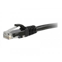 C2G Cat6 Booted Unshielded (UTP) Network Patch Cable - Patch cable - RJ-45 (M) to RJ-45 (M) - 1 m - UTP - CAT 6 - molded, snagless, stranded - black on Productcaster.