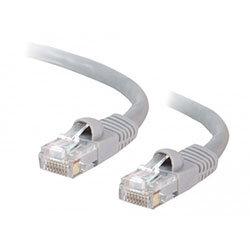 C2G Cat5e Booted Unshielded (UTP) Network Patch Cable - Patch cable - RJ-45 (M) to RJ-45 (M) - 1 m - UTP - CAT 5e - molded, snagless, stranded - grey on Productcaster.