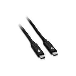 V7 USB Data Transfer Cable 2 m Type C USB Type C USB Black V7UCC-2M-BLK-1E on Productcaster.