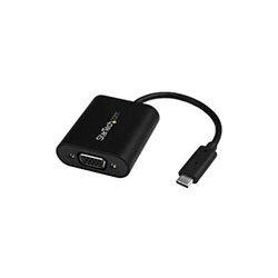 StarTech USB-C to VGA Adapter with Presentation Mode Switch 1920x1200 USB Type C to VGA 1 x VGA PC Mac CDP2VGASA on Productcaster.