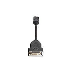 HP Video Cable 19.05 cm 1 x DisplayPort Digital Audio/Video 1 x DVI-D Dual Link Digital Video M/F on Productcaster.