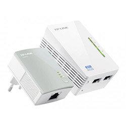 TP-Link TL-WPA4220KIT AV500 2-Port Wifi Powerline Adapter Starter Kit - Bridge - HomePlug AV (HPAV) - 802.11b/g/n - wall-pluggable on Productcaster.