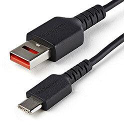 StarTech.com 3ft (1m) Secure Charging Cable – USB-A to USB-C Data Blocker Charge-Only Cable – No-Data Power-Only Charger Cable for Phone/Tablet – Data on Productcaster.