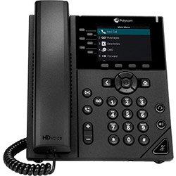 POLY 350 IP phone Black 6 lines LCD on Productcaster.