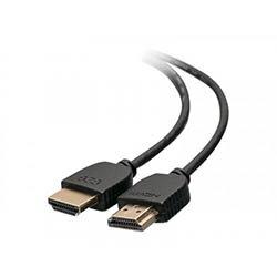 C2G 3ft 4K HDMI Cable - Ultra Flexible Cable with Low Profile Connectors - HDMI cable - HDMI male to HDMI male - 91.4 cm - double shielded - black on Productcaster.