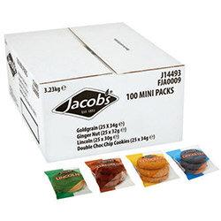 Jacobs Popular Biscuits Mini Packs (Pack of 100) J14493 on Productcaster.