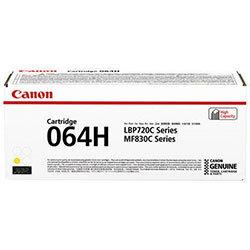 Canon Cartridge 064 High Yield Yellow Laser Toner Cartridge 4932C001 on Productcaster.