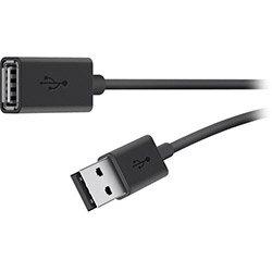 Belkin USB 2.0 A M/F 1.8m USB cable USB A Black on Productcaster.