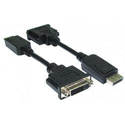 Cables Direct DisplayPort - DVI Black on Productcaster.