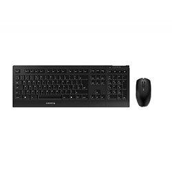 CHERRY B.UNLIMITED 3.0 Wireless Keyboard & Mouse Set, Black, USB (QWERTY - UK) on Productcaster.