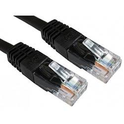 Cables Direct ERT-600K networking cable Black 0.5 m Cat6 U/UTP (UTP) on Productcaster.