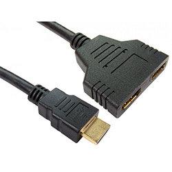 Cables Direct CDLHD-000A HDMI cable 0.35 m HDMI Type A (Standard) 2 x HDMI Type A (Standard) Black on Productcaster.