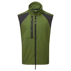 Portwest CD876 WX2 Eco Softshell Gilet (2L) Olive Green Size S Regular Fit on Productcaster.