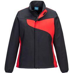 Portwest PW278 PW2 Women's Softshell (2L) Black/Red Size S Regular Fit on Productcaster.