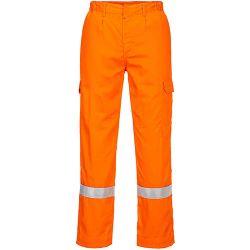 Portwest FR412 FR Lightweight Anti-Static Trousers Orange Size XXL Regular Fit on Productcaster.