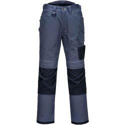 Portwest PW304 PW3 Lightweight Stretch Trousers Zoom Grey/Black Size 38 Regular Fit on Productcaster.