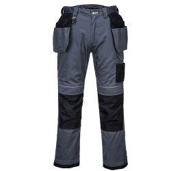 Portwest PW305 PW3 Stretch Holster Work Trousers Zoom Grey/Black Size 34 Regular Fit on Productcaster.