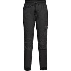 Portwest C074 Stretch Chefs Joggers Black Size XXL Regular Fit on Productcaster.