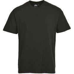 Portwest B195 Turin Premium T-Shirt Black Size 4XL Regular Fit on Productcaster.