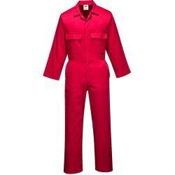 Portwest S999 Euro Work Coverall Red Size 4XL Regular Fit on Productcaster.