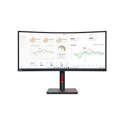 Lenovo ThinkVision T34w-30 LED display 86.4 cm (34") 3440 x 1440 pixels Wide Quad HD Black on Productcaster.