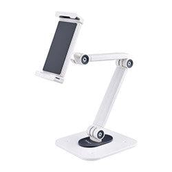 StarTech.com Adjustable Tablet Stand for Desk - Wall Mountable - Capacity 2.2lb (1kg) - Ergonomic Articulating Universal Tablet Stand - Tablet Holder  on Productcaster.