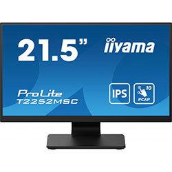 iiyama ProLite T2252MSC-B2 computer monitor 54.6 cm (21.5") 1920 x 1080 pixels Full HD LCD Touchscreen Black on Productcaster.