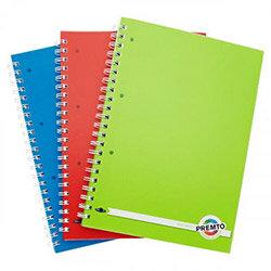 Premto A4 200Pg Pp Wiro Notebook S1 3 Asst. Pack of 3 on Productcaster.