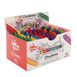 Scola Chublets Assorted Colours - Pack of 96 Crayons on Productcaster.