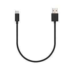 Veho Pebble USB-A to USB-C Universal Charge and Sync 0.2m/0.7ft Cable – Black (VCL-002-C-20CM) on Productcaster.