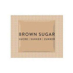 White Hat Brown Sugar Sachets - Pack of 1000, Perfect for Hot Drinks on Productcaster.