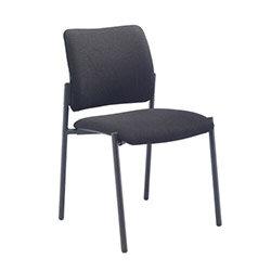 Florence Side Chair Black/Black on Productcaster.