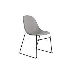 Lizzie Skid Chair Grey on Productcaster.