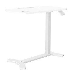 AV8 Air Height-Adjustable Desk W700xD400mm White Top White Frame on Productcaster.