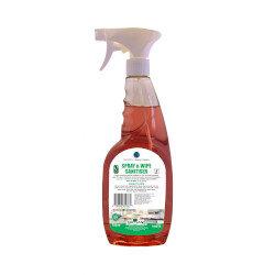 Spray & Wipe Sanitiser 750ml Pack of 6 on Productcaster.