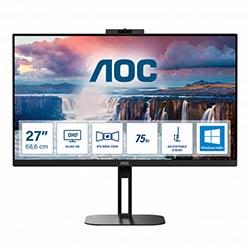 AOC V5 Q27V5CW/BK computer monitor 68.6 cm (27") 2560 x 1440 pixels Quad HD LED Black on Productcaster.