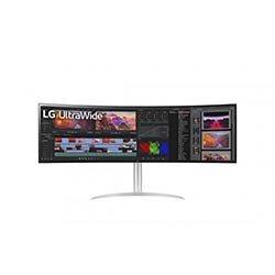 LG 49WQ95C-W computer monitor 124.5 cm (49") 5120 x 1440 pixels UltraWide Dual Quad HD Silver on Productcaster.