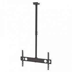 Manhattan TV & Monitor Mount, Ceiling, 1 screen, Screen Sizes: 37-75", Height: 105-156 cm, Black, VESA 200x200 to 800x400mm, Max 50kg, LFD, Lifetime  on Productcaster.